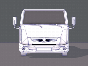 truck cartoon 3D Модель