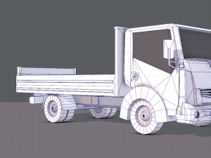 truck cartoon 3D Модель
