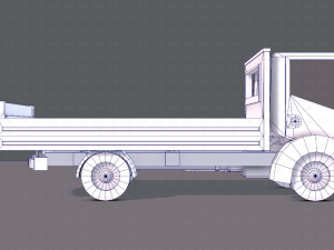 truck cartoon 3D Модель