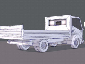 truck cartoon 3D Модель
