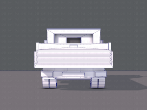 truck cartoon 3D Модель