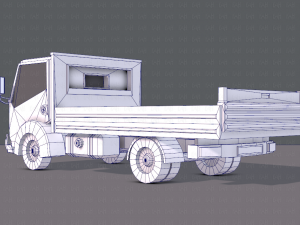 truck cartoon 3D Модель