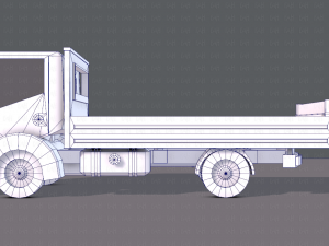 truck cartoon 3D Модель