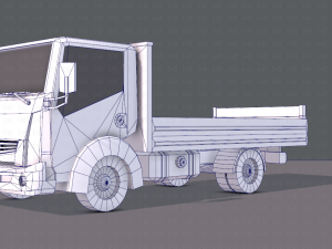 truck cartoon 3D Модель