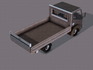 truck cartoon 3D Модель