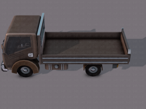 truck cartoon 3D Модель