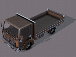 truck cartoon 3D Модель