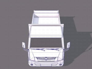 truck cartoon 3D Модель