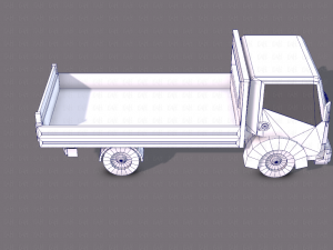 truck cartoon 3D Модель
