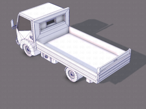 truck cartoon 3D Модель