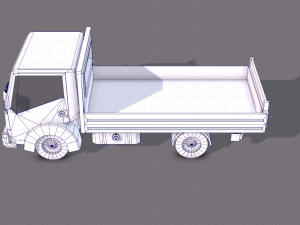 truck cartoon 3D Модель