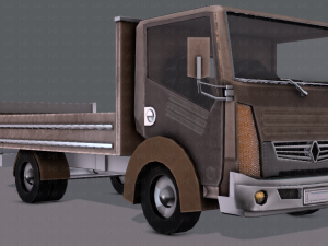 truck cartoon 3D Модель