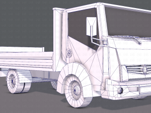 truck cartoon 3D Модель