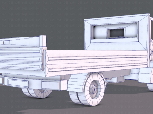 truck cartoon 3D Модель
