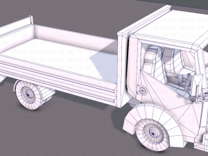 truck cartoon 3D Модель