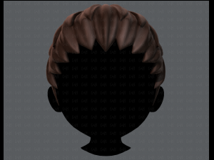 3d hair style for boy v12 3D Model