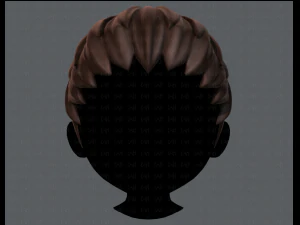 3d hair style for boy v12 3D Model
