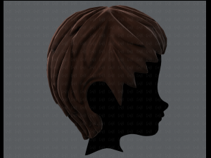 3d hair style for boy v12 3D Model