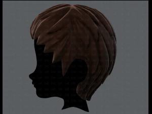 3d hair style for boy v12 3D Model