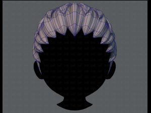 3d hair style for boy v12 3D Model