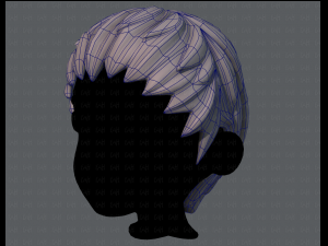 3d hair style for boy v12 3D Model