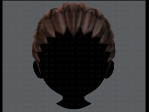 3d hair style for boy v12 3D Model