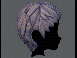 3d hair style for boy v12 3D Model