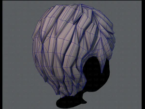 3d hair style for boy v12 3D Model