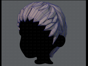 3d hair style for boy v12 3D Model