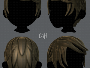3d hair style for boy v13 3D मॉडल