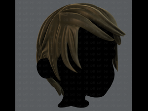 3d hair style for boy v13 3D-Modell