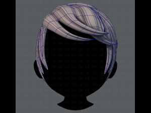 3d hair style for boy v13 3D-Modell