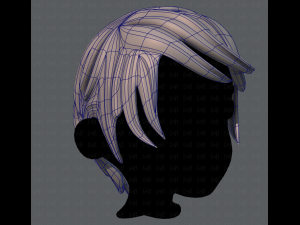 3d hair style for boy v13 3D-Modell