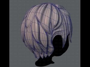 3d hair style for boy v13 3D-Modell