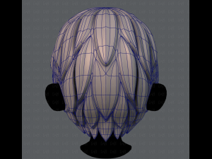 3d hair style for boy v13 3D-Modell