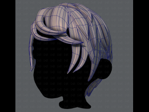 3d hair style for boy v13 3D-Modell