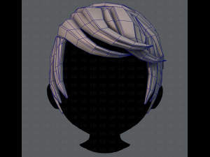 3d hair style for boy v13 3D-Modell