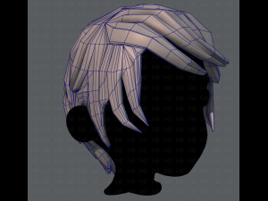 3d hair style for boy v13 3D-Modell