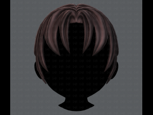 3d hair style for boy v14 3Dモデル