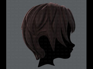 3d hair style for boy v14 3Dモデル