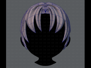 3d hair style for boy v14 3Dモデル