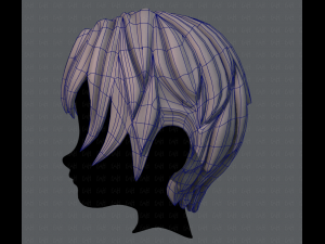 3d hair style for boy v14 3Dモデル