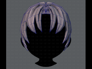 3d hair style for boy v14 3Dモデル