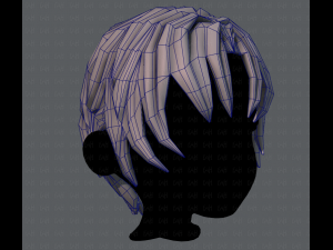 3d hair style for boy v14 3Dモデル
