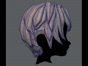 3d hair style for boy v14 3Dモデル