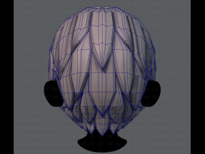 3d hair style for boy v14 3Dモデル