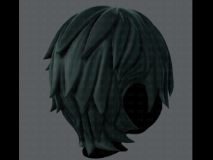 3d hair style for boy v15 3D Model
