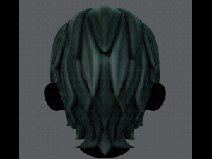 3d hair style for boy v15 3D Model