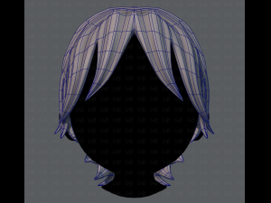 3d hair style for boy v15 3D Model