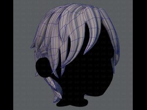 3d hair style for boy v15 3D Model